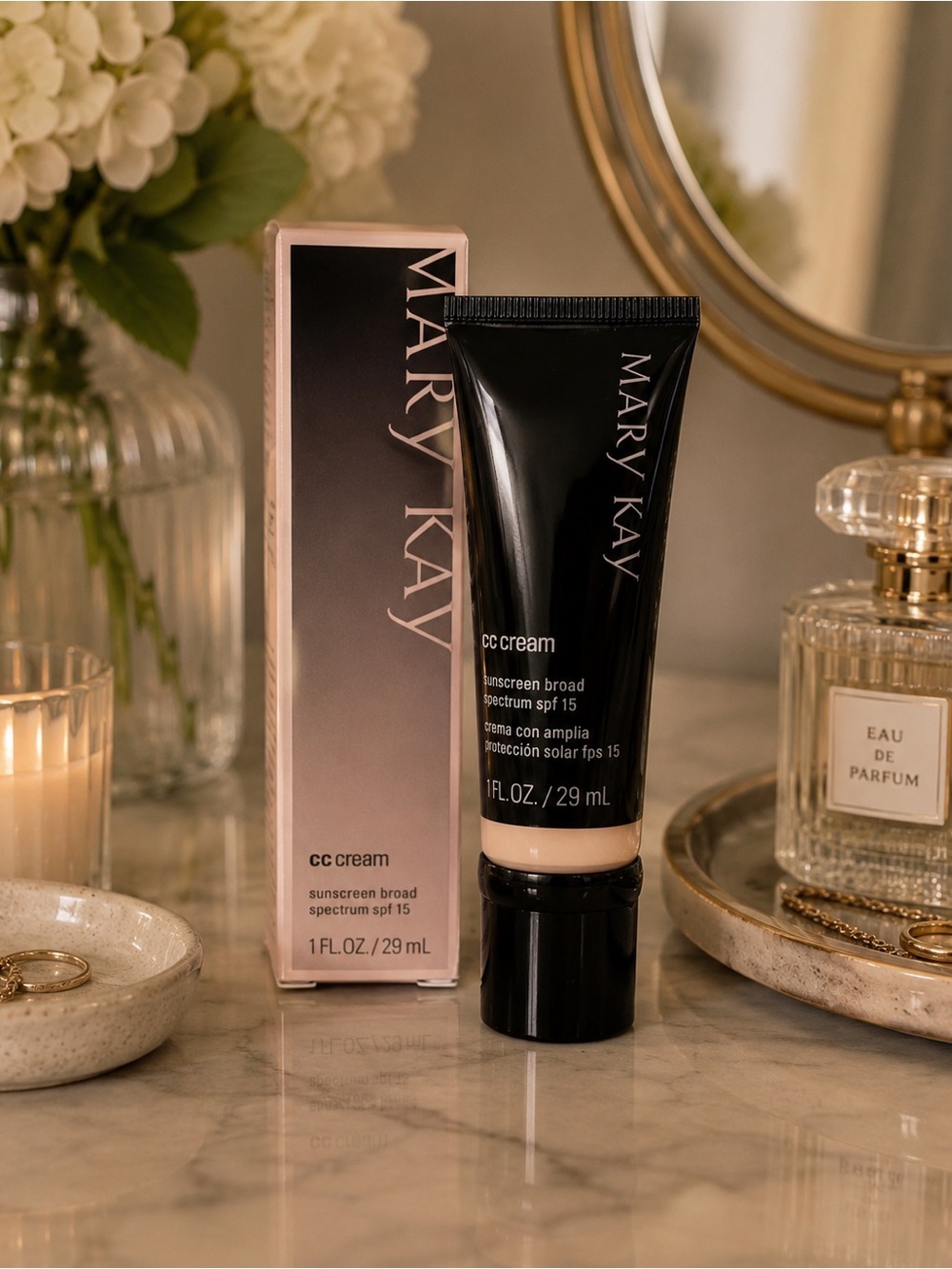 Mary Kay CC Cream Sunscreen Broad Spectrum SPF 15 | Lightweight Color Correcting